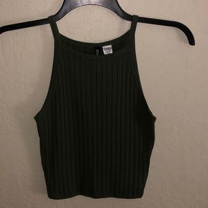 Small sage green tank top (H&M)